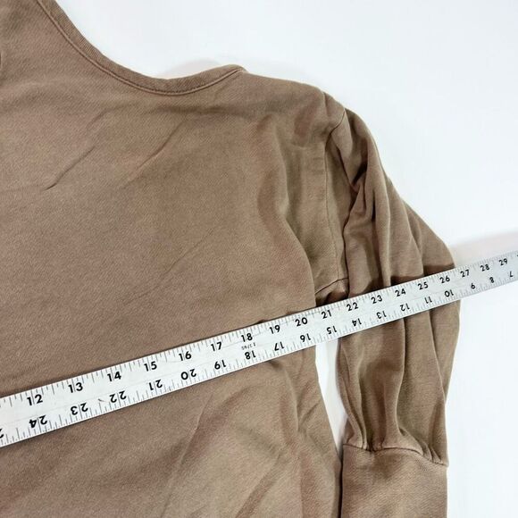 Lanston Long Sleeve Top Women's Medium Brown Halter Neck Brown Pullover New - Picture 4 of 10